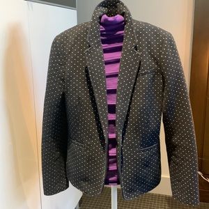Banana Republic polka dot blazer